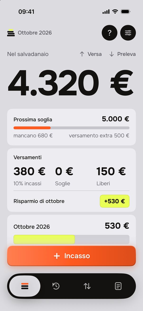 Tenstack con la palette Classica